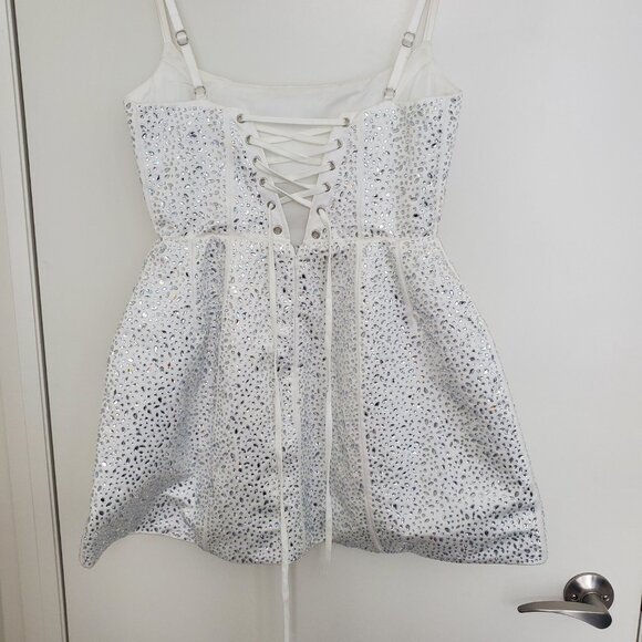 BabyBoo Angelique Mini Dress in Ivory size M - Picture 7 of 9